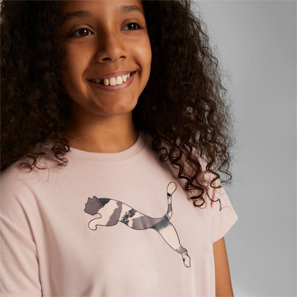 Modern Sports Tee Big Kids, Rose Quartz, extralarge