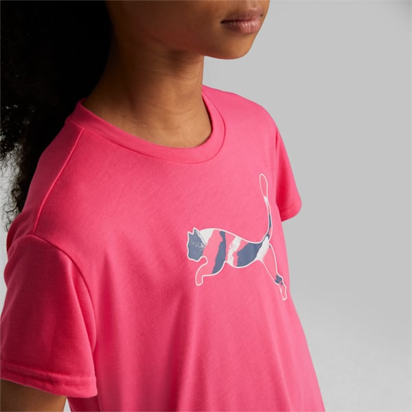 Camiseta Modern Sports para niños grandes, Sunset Pink