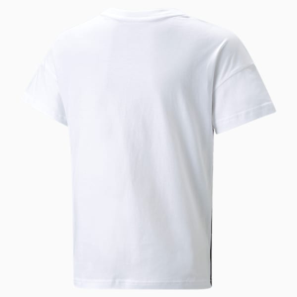 PUMA Power Tape T-Shirt Youth, Puma White