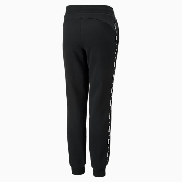 Power Tape Youth Regular Fit Trackpants, Puma Black, extralarge-IND