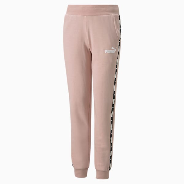 Power Tape Youth Regular Fit Trackpants, Rose Quartz, extralarge-IND
