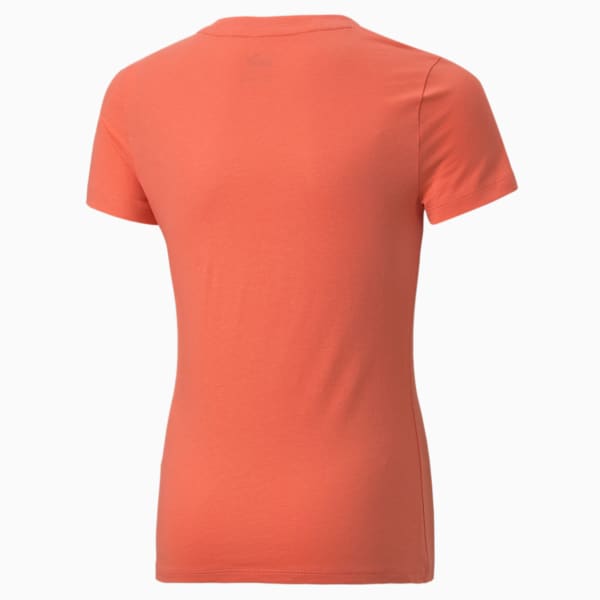 Girls' Alpha Tee, Salmon, extralarge