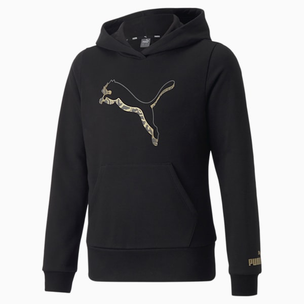 Alpha Hoodie Youth Regular Fit, Puma Black, extralarge-IND
