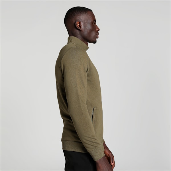 Knitted Men's Slim Fit Jacket, Grape Leaf, extralarge-IND