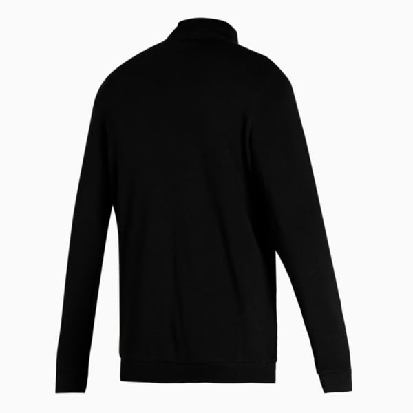 Knitted Men's Slim Fit Jacket, Puma Black, extralarge-IND