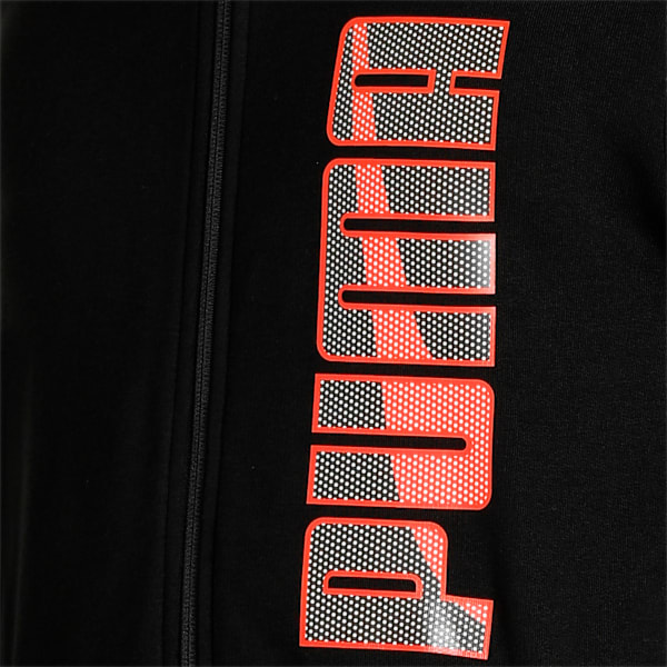 Knitted Men's Slim Fit Jacket, Puma Black, extralarge-IND