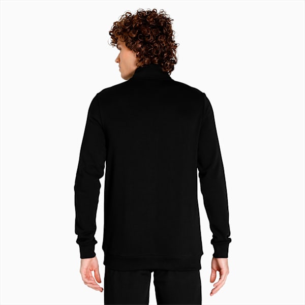 Knitted Men's Slim Fit Jacket, Puma Black, extralarge-IND