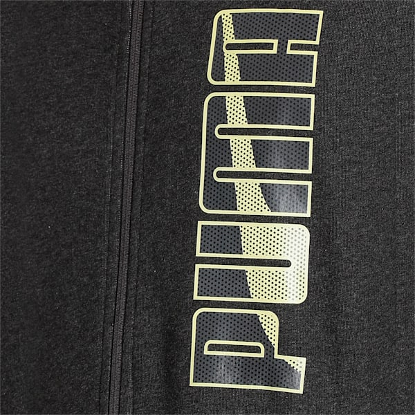 Knitted Men's Slim Fit Jacket, Dark Gray Heather, extralarge-IND