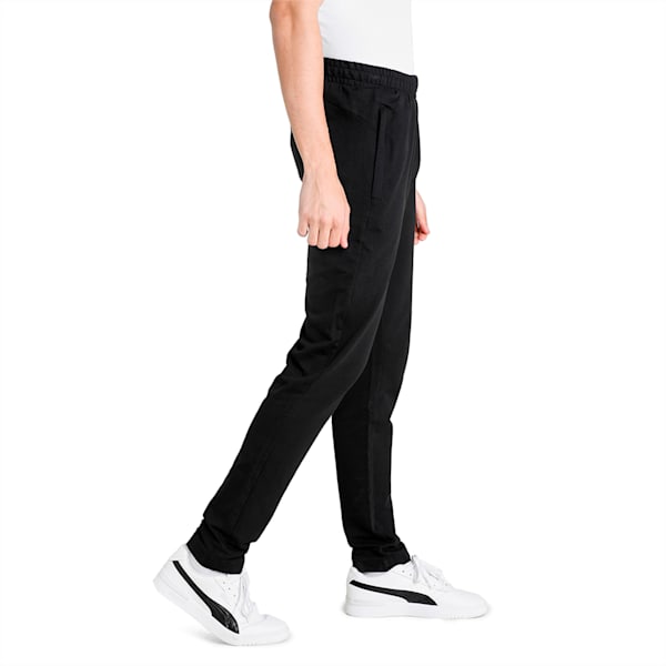 PUMA Sports 1948 Men's Slim Fit Pants, Puma Black, extralarge-IND