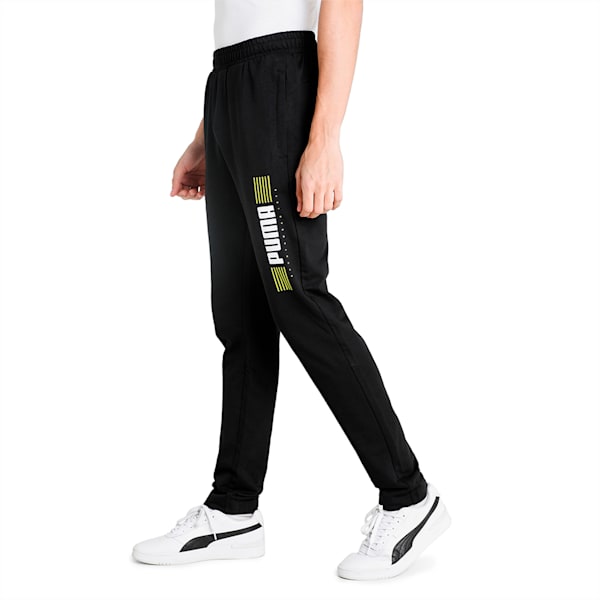 PUMA Sports 1948 Men's Slim Fit Pants, Puma Black, extralarge-IND