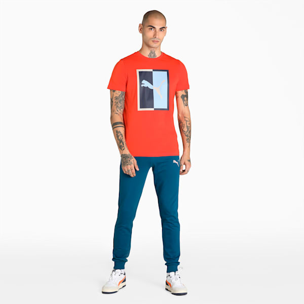 Ms Graphic Men's Slim Fit T-Shirt II, Grenadine, extralarge-IND