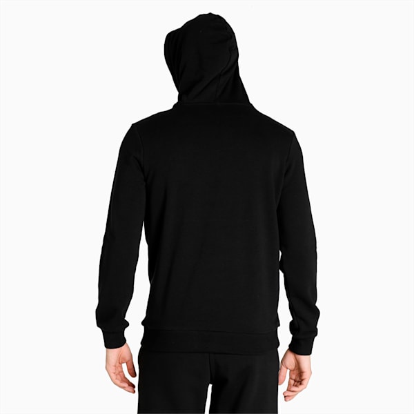 PUMA Graphic Men's Regular Fit Hoodie, Puma Black, extralarge-IND