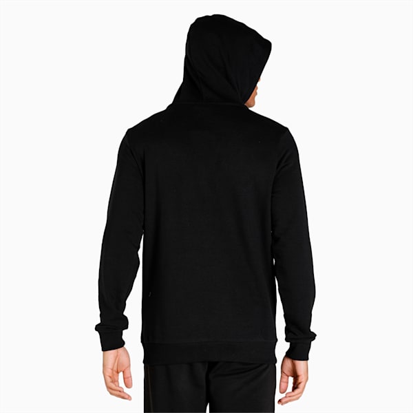 PUMA Full-Zip Men's Hooded Slim Fit Jacket, Puma Black, extralarge-IND