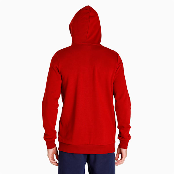 Fleece Men's Slim Fit Hoodie, Intense Red, extralarge-IND
