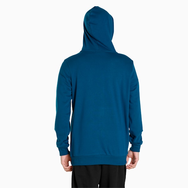 PUMA Full-Zip Men's Hooded Slim Fit Jacket, Intense Blue, extralarge-IND