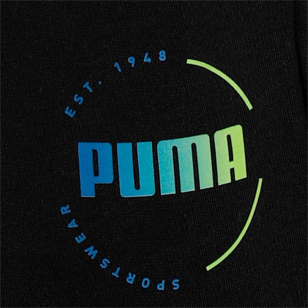 PUMA Graphic Men's Slim Fit Pants, Puma Black, extralarge-IND