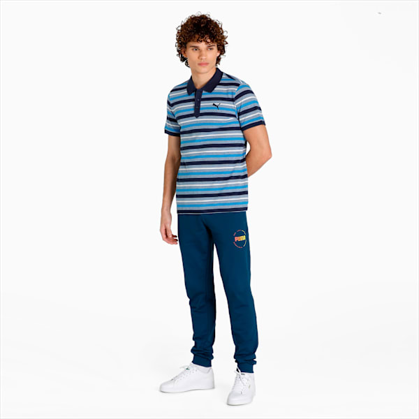 Graphic Men's Slim Fit Pants, Intense Blue, extralarge-IND