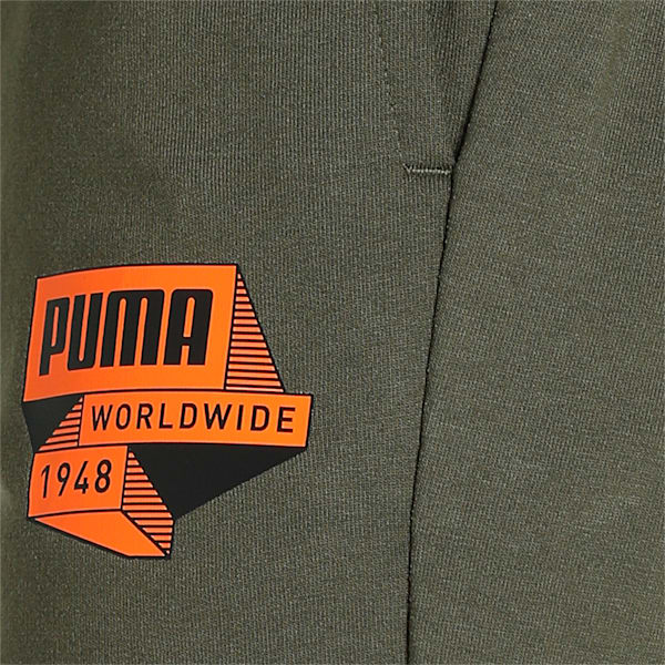 PUMA Graphic Men's Pants, Grape Leaf