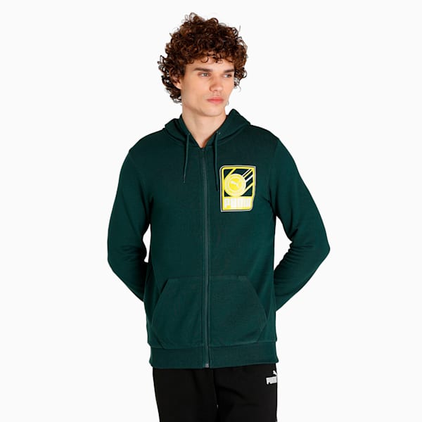 Men's Full-Zip IX Hoodie, Green Gables, extralarge-IND