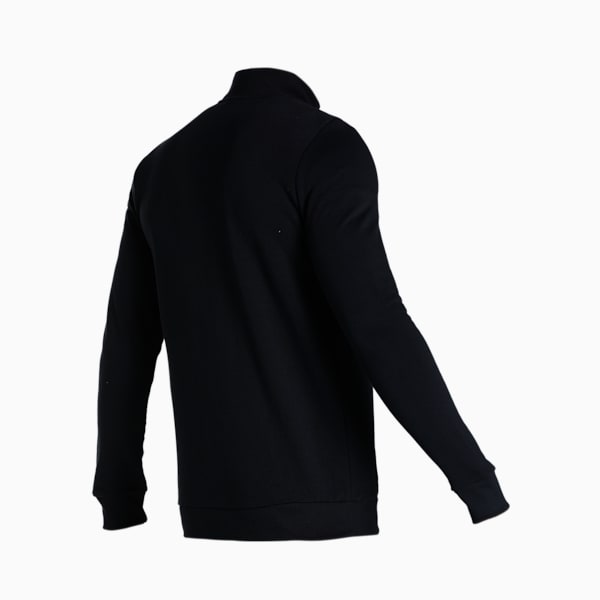 Graphic Men's Slim Fit Jacket, PUMA Black, extralarge-IND