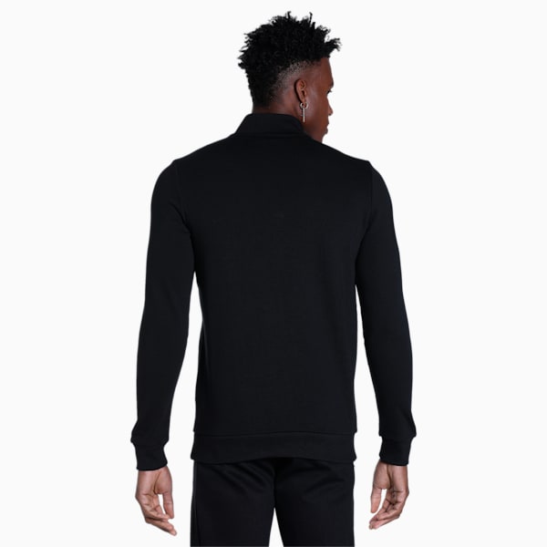 Graphic Men's Slim Fit Jacket, PUMA Black, extralarge-IND