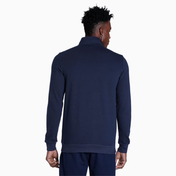 Graphic Men's Slim Fit Jacket, Peacoat, extralarge-IND