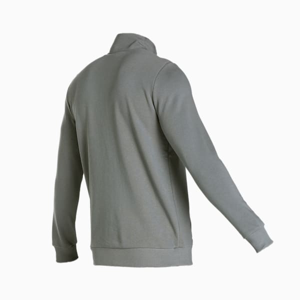 Graphic Men's Slim Fit Jacket, Flat Medium Gray, extralarge-IND