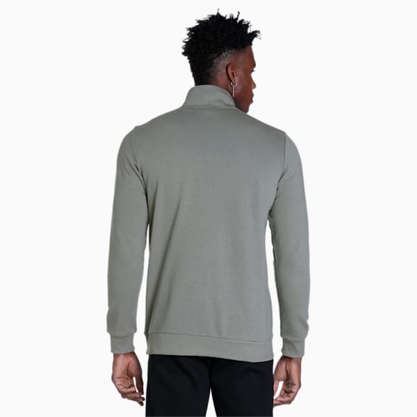 Graphic Men's Slim Fit Jacket, Flat Medium Gray, extralarge-IND