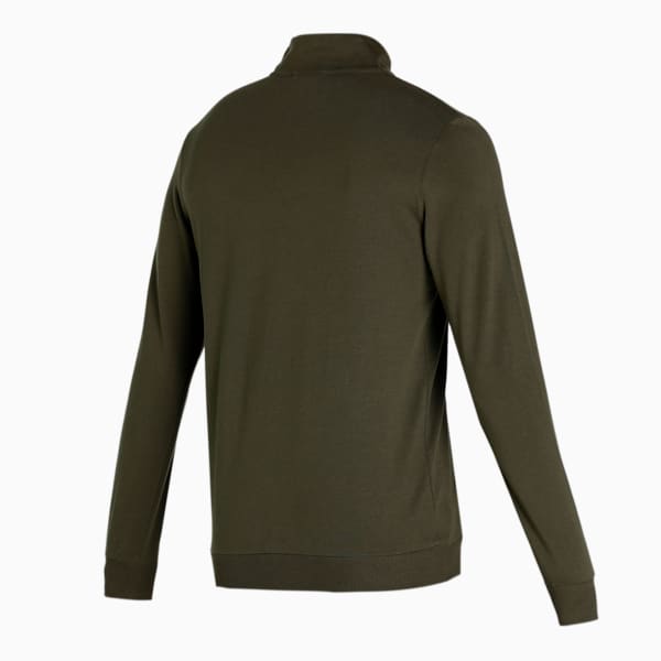 India Men's Slim Fit Polo Jacket, Forest Night, extralarge-IND