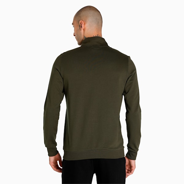 India Men's Slim Fit Polo Jacket, Forest Night, extralarge-IND