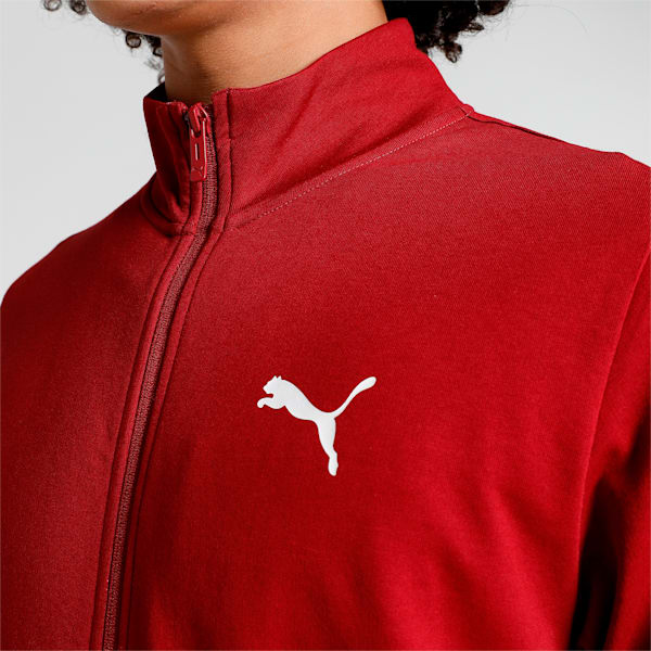 India Men's Slim Fit Polo Jacket, Rhubarb, extralarge-IND