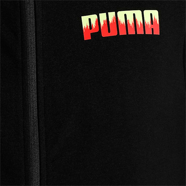 Men's Slim Fit Sweat Jacket, Puma Black, extralarge-IND