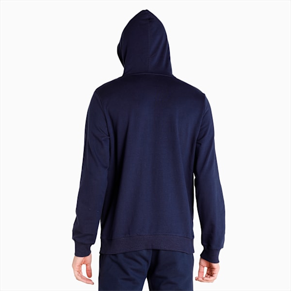 Men's Regular Fit Hoodie, Peacoat, extralarge-IND