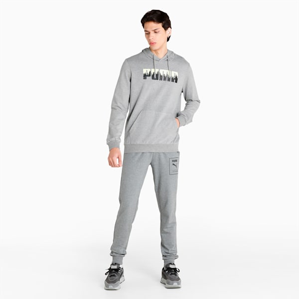 Men's Regular Fit Hoodie, Medium Gray Heather, extralarge-IND