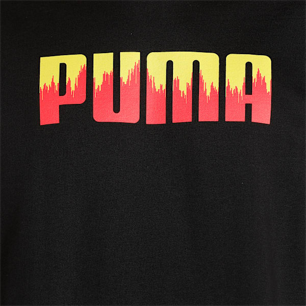 Crew Men's Regular Fit Sweat Shirt, Puma Black, extralarge-IND