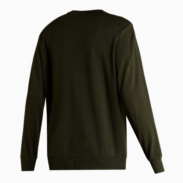 Crew Men's Regular Fit Sweat Shirt, Forest Night, extralarge-IND