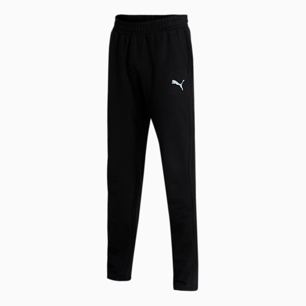 PUMA Men's Slim Fit Pants, Puma Black, extralarge-IND