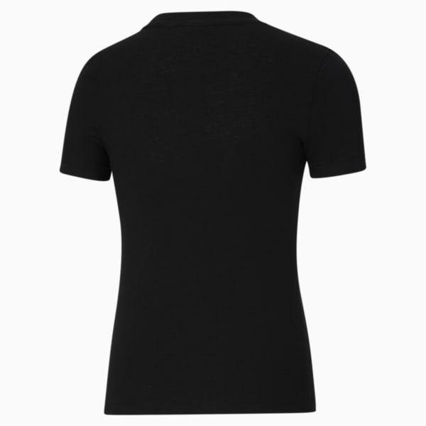 Classics '90s Prep Logo T-Shirt Youth Regular Fit, Puma Black, extralarge-AUS