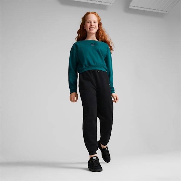 Classics Girl's Sweatshirt, Varsity Green, extralarge-IND