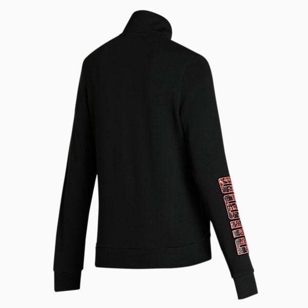 WMN Graphic Women's Regular Fit Jacket, Puma Black, extralarge-IND