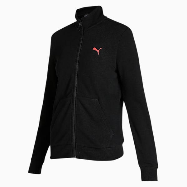 WMN Graphic Women's Regular Fit Jacket, Puma Black, extralarge-IND