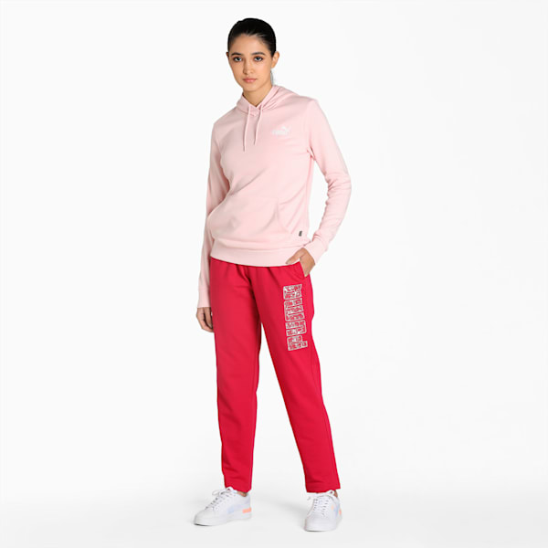 PUMA WMN Graphic Knit Women's Regular Fit Pants, Persian Red, extralarge-IND