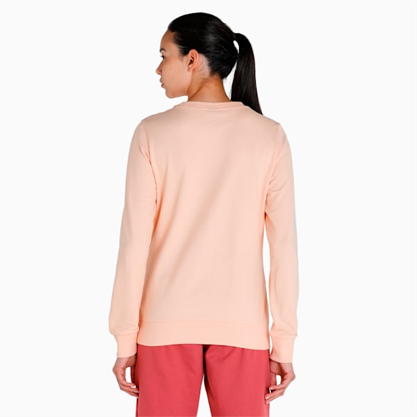 Women's Graphic Regular Fit Sweatshirt, Peach Parfait, extralarge-IND