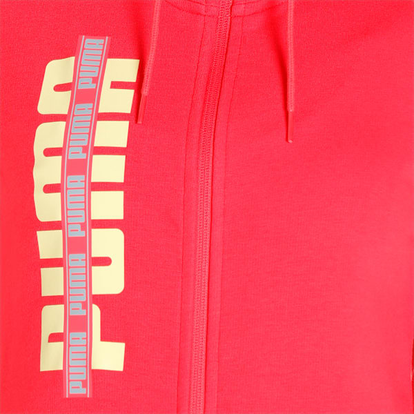 Graphic Women's Regular Fit Hoodie, Paradise Pink, extralarge-IND