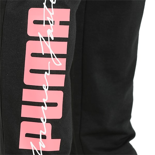 Graphic Women's Regular Fit Pants, Puma Black, extralarge-IND