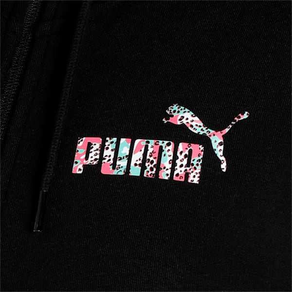 Women's Regular Fit Full Zip Hoodie, Puma Black, extralarge-IND