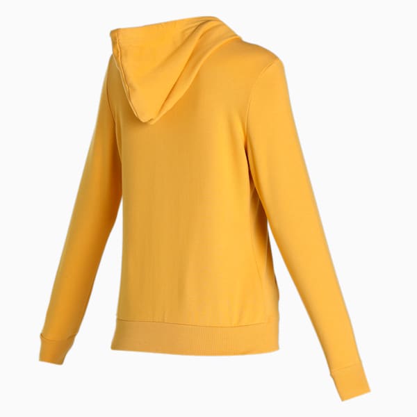 Women's Regular Fit Full Zip Hoodie, Mineral Yellow, extralarge-IND