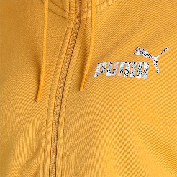 Women's Regular Fit Full Zip Hoodie, Mineral Yellow, extralarge-IND