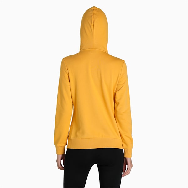 Women's Regular Fit Full Zip Hoodie, Mineral Yellow, extralarge-IND