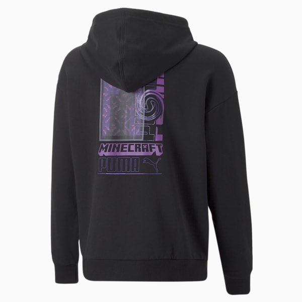 Chandail à capuchon PUMA x MINECRAFT, jeunes, Puma Black, extralarge